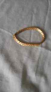 7 inch 18 k Gold Plated Bracelet