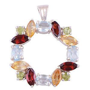 Beautiful All Genuine Gemstones Pendant