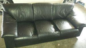 Black leader couch for sale - Good condition $100