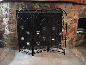 Candle holder screen