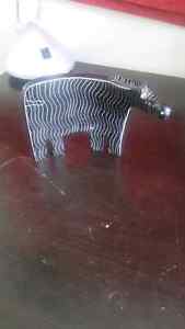 Ceramic zebra ornament
