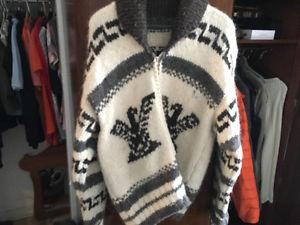 Cowichan men's Sweater mint large