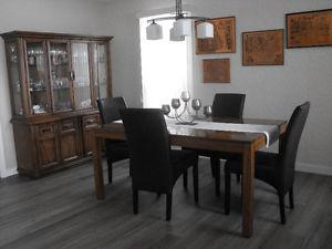 Dining room set with chairs