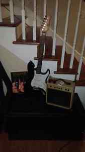 Electric guitar amp and accesories