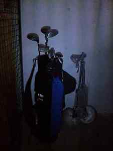 Ladies golf clubs with bag & cart