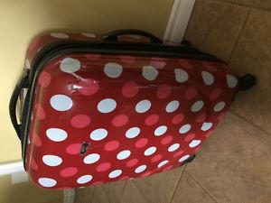 Large Roots Suitcase.