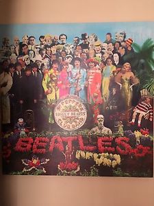 Large Sgt. Pepper Lonely Hearts Club Band wall hanging