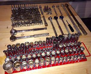 Large socket set with tools