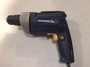 Mastercraft 3A electric drill- good condition