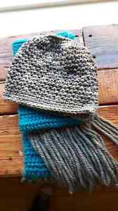 Messy bun hat & scarf (new)