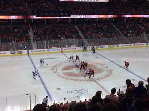 Montreal Canadiens at Calgary Flames section 211 row 9