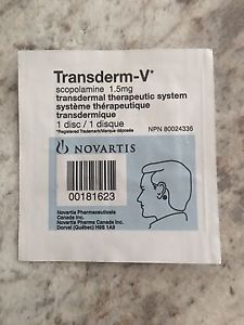 Motion sickness patches