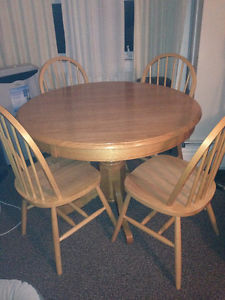 Oak Table and Chair set