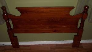 Queen / Double Bed Wooden Headboard