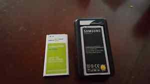Samsung S5 wall charger and 2 batteries