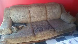 Solid Couch & Love Seat