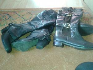 TWO PAIRS OF BOOTS $15. EACH