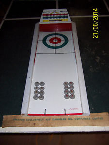 Vintage White Rose Bonspiel Curling Game.