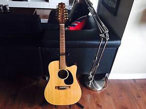 12 string Takamine acoustic electric guitar