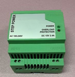15vdc power supply din rail connection