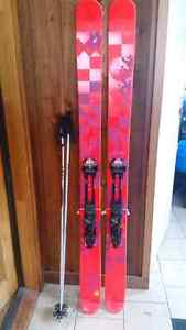 186 Volkl Twos touring skis