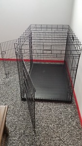 2 Door Foldable Dog Crate