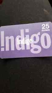 25$ indigo gift card