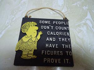 Calories Plaque