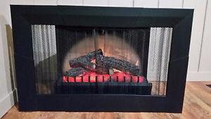 Dimplex Electric Fireplace w/ Spark Guard Screen