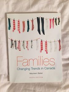 Familes by Baker TEXTBOOK FOR SALE