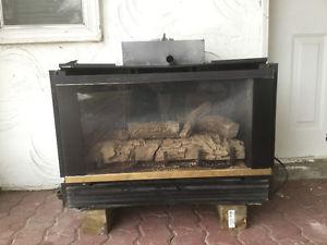 Good condition Gas Fireplace insert