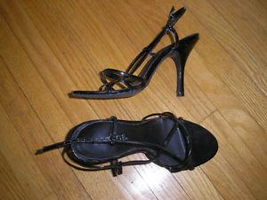 LadiesShoes, Size 5 Sandals with 4 inch high heels.