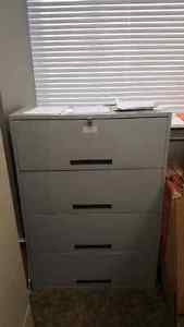 Metal 4-Drawer Filing Cabinet