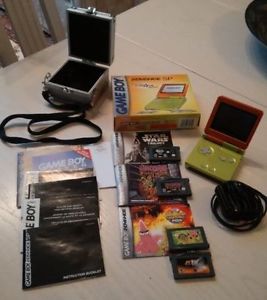 NEW Nitendo Game Boy Advance SP Limited Edition + 4 games,