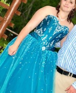 Price change need gone Beautiful teal prom dress