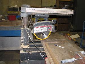 Radial Arm Saw For Sale-10" Craftsman