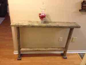 Rustic Grey Console table - Brand new!