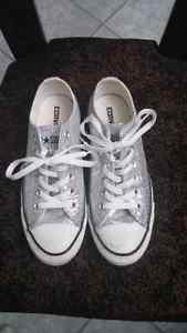 Silver Sparkle Converse $40 or best offer