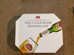Stella Artois Home Beer Pouring Kit/Keith's Coasters/Bud