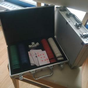 Two Sets of poker chips