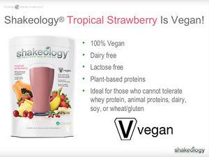 Vegan strawberry shakeology