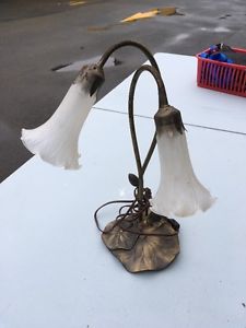 Vintage Lily pad base Lamps for SALe