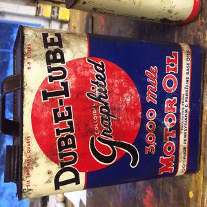 Wanted: Dube = LUBE  mile 6 quart oil can