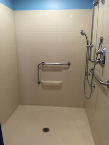 Wheelchair Accessible Shower Unit