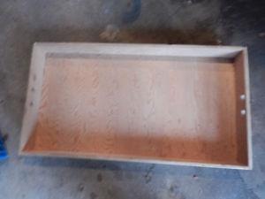 Wood tray/table top