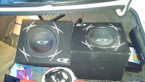 2 - 10" subwoofers