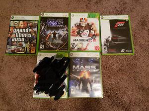 5 xbox 360 games for $20