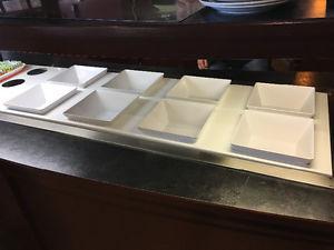 Adapter plate for buffet unit
