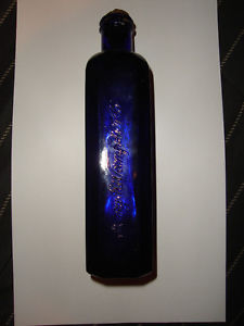 Antique Henry K Wampole & Co. Cobalt Blue Medicine Bottle