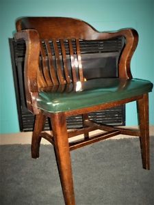 Antique Oak Desk Chair